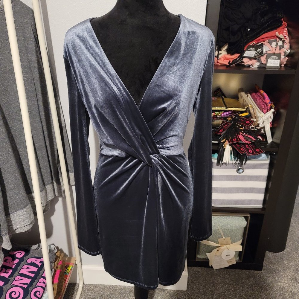Cotton Candy LA Velvet Dress-NWOT